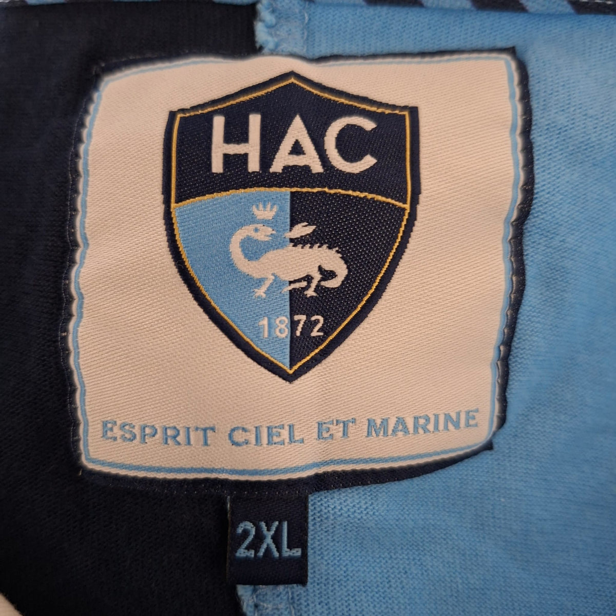 Teddy Bertin – 140 ans du HAC – étiquette